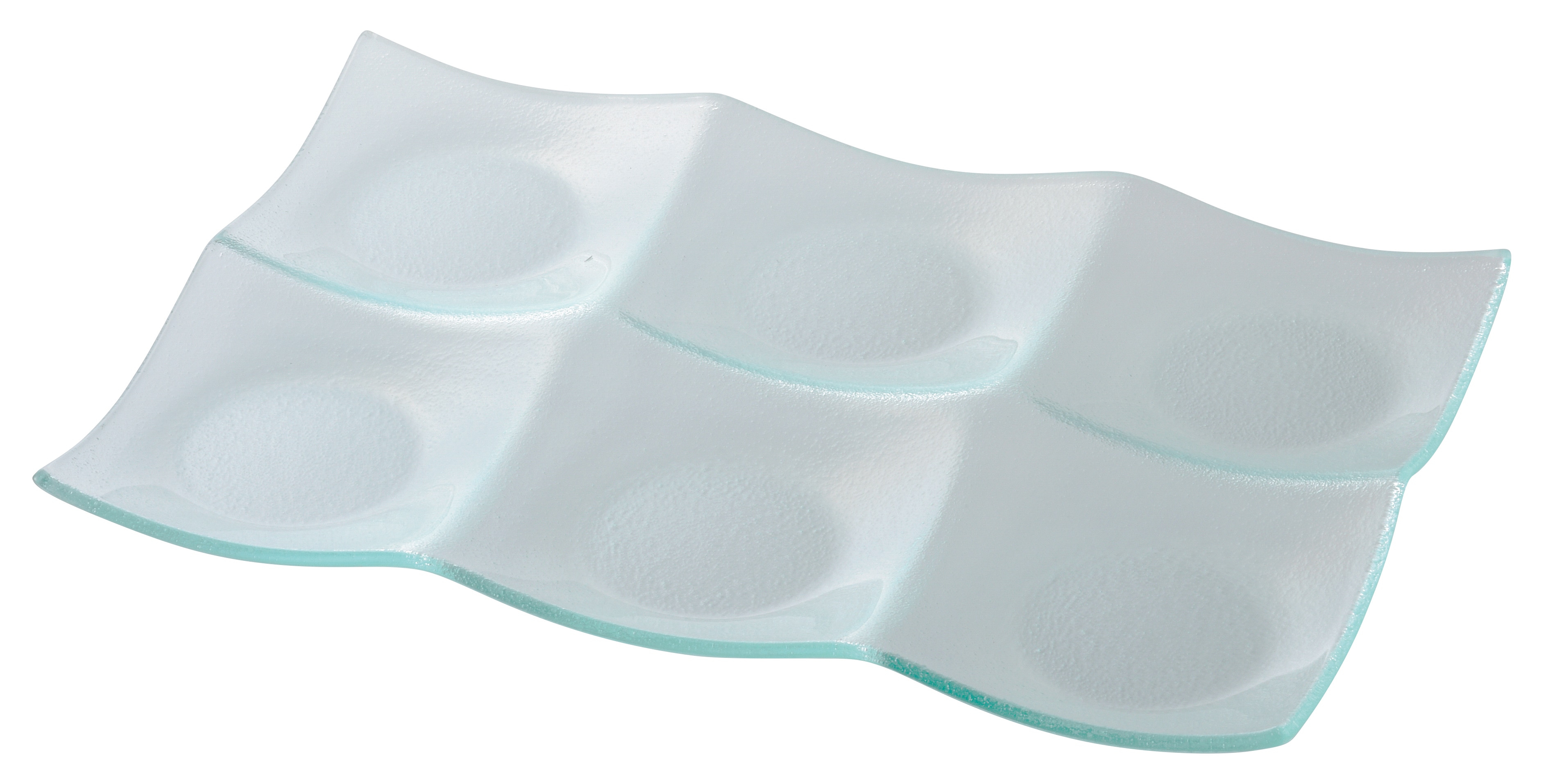 山万 シーニュ クリア 31cm6菜皿 1個(ご注文単位1個)【直送品】