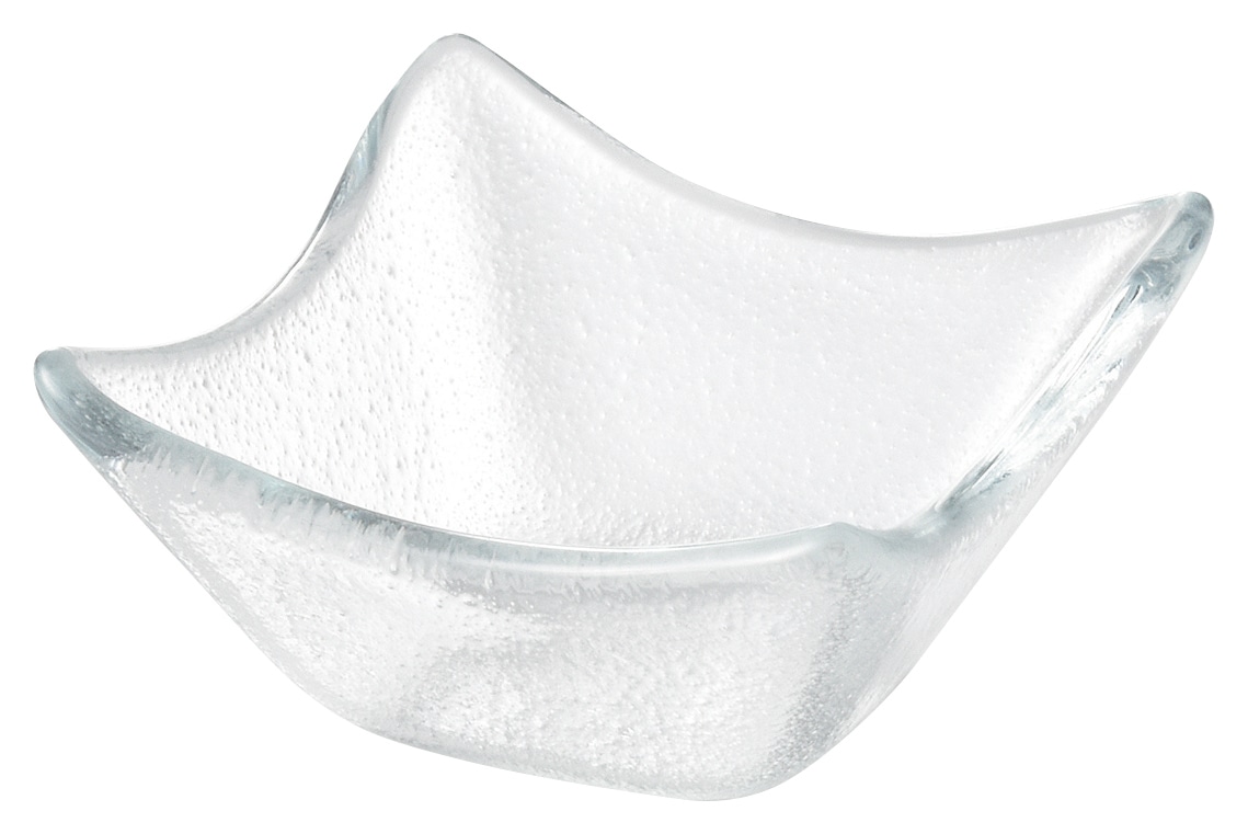 山万 エクストラ　クリア　7cm角ボウル 1個（ご注文単位1個）【直送品】