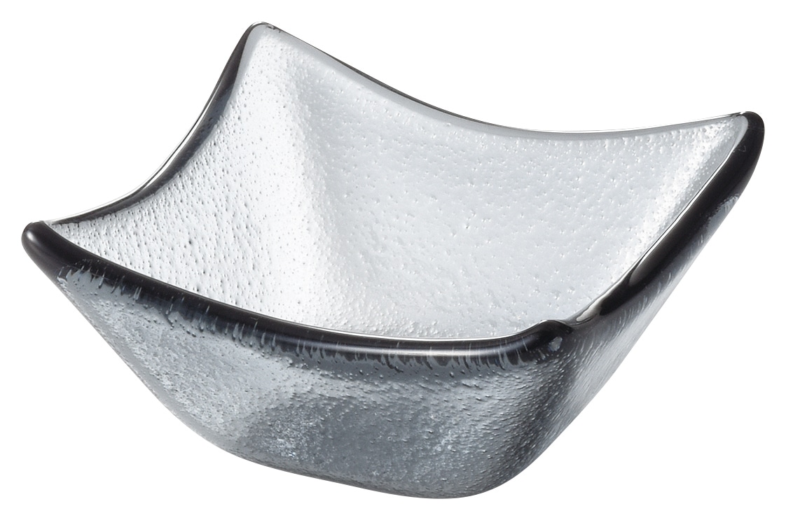 山万 スモーク　7cm角ボウル 1個（ご注文単位1個）【直送品】