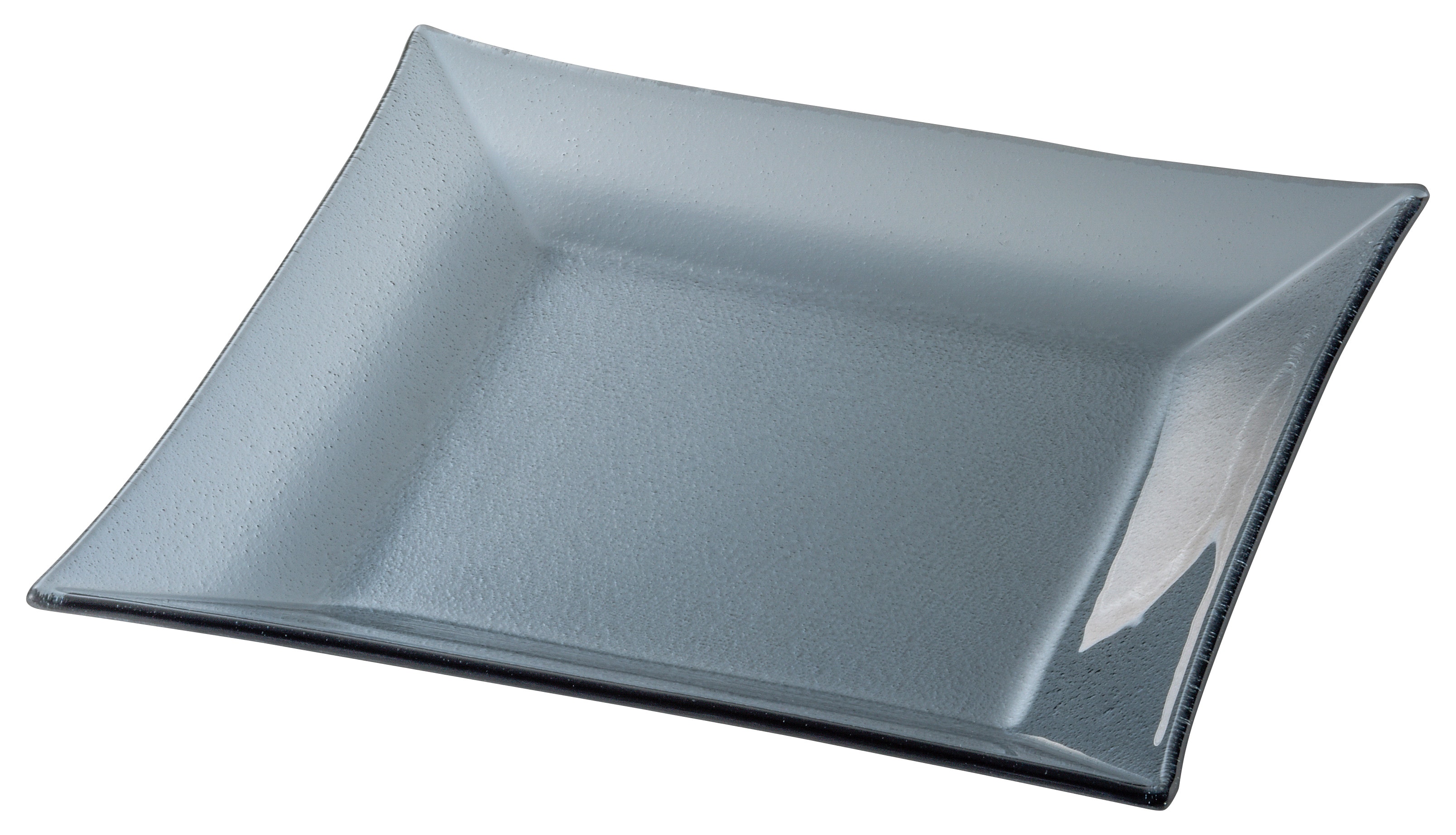 山万 シーニュ　スモーク　23.5cmスクエアープレート 1個（ご注文単位1個）【直送品】