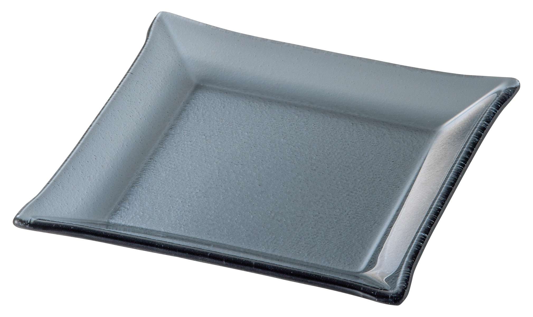 山万 シーニュ　スモーク　14cmスクエアープレート 1個（ご注文単位1個）【直送品】