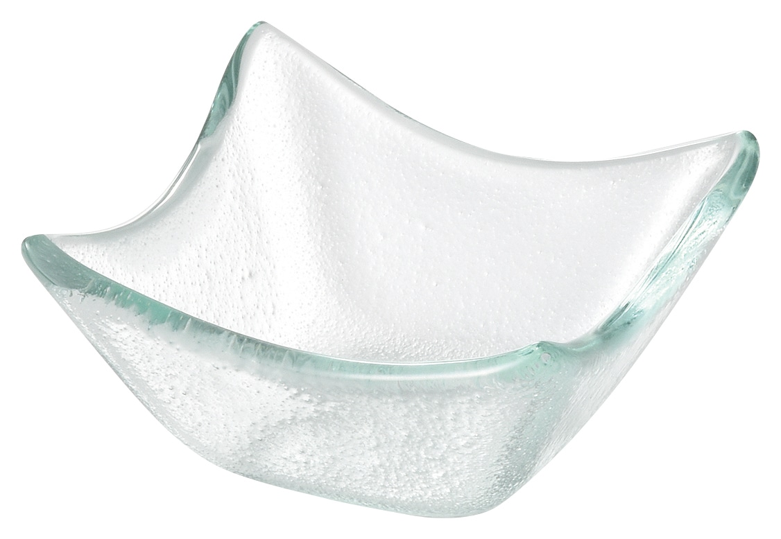 山万 クリア　7cm角ボウル 1個（ご注文単位1個）【直送品】