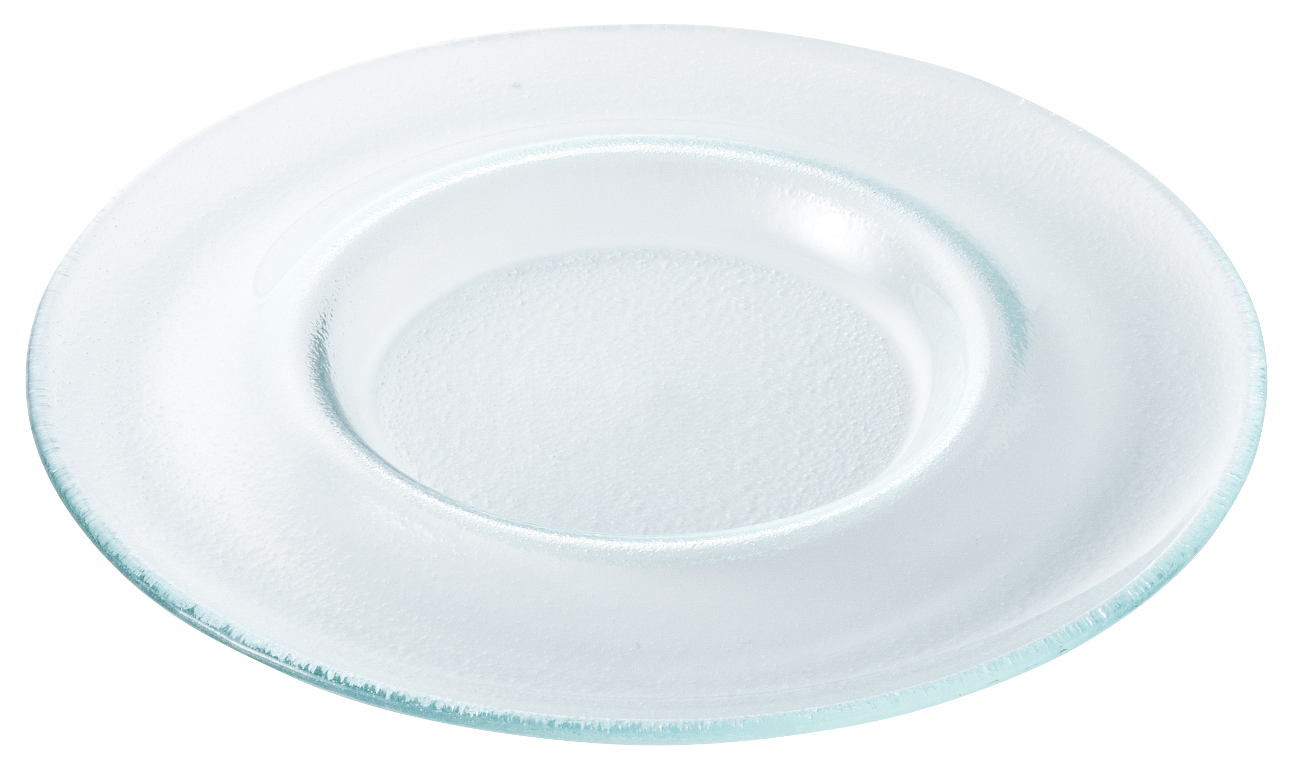 山万 クリア　24cmカーブリムプレート 1個（ご注文単位1個）【直送品】