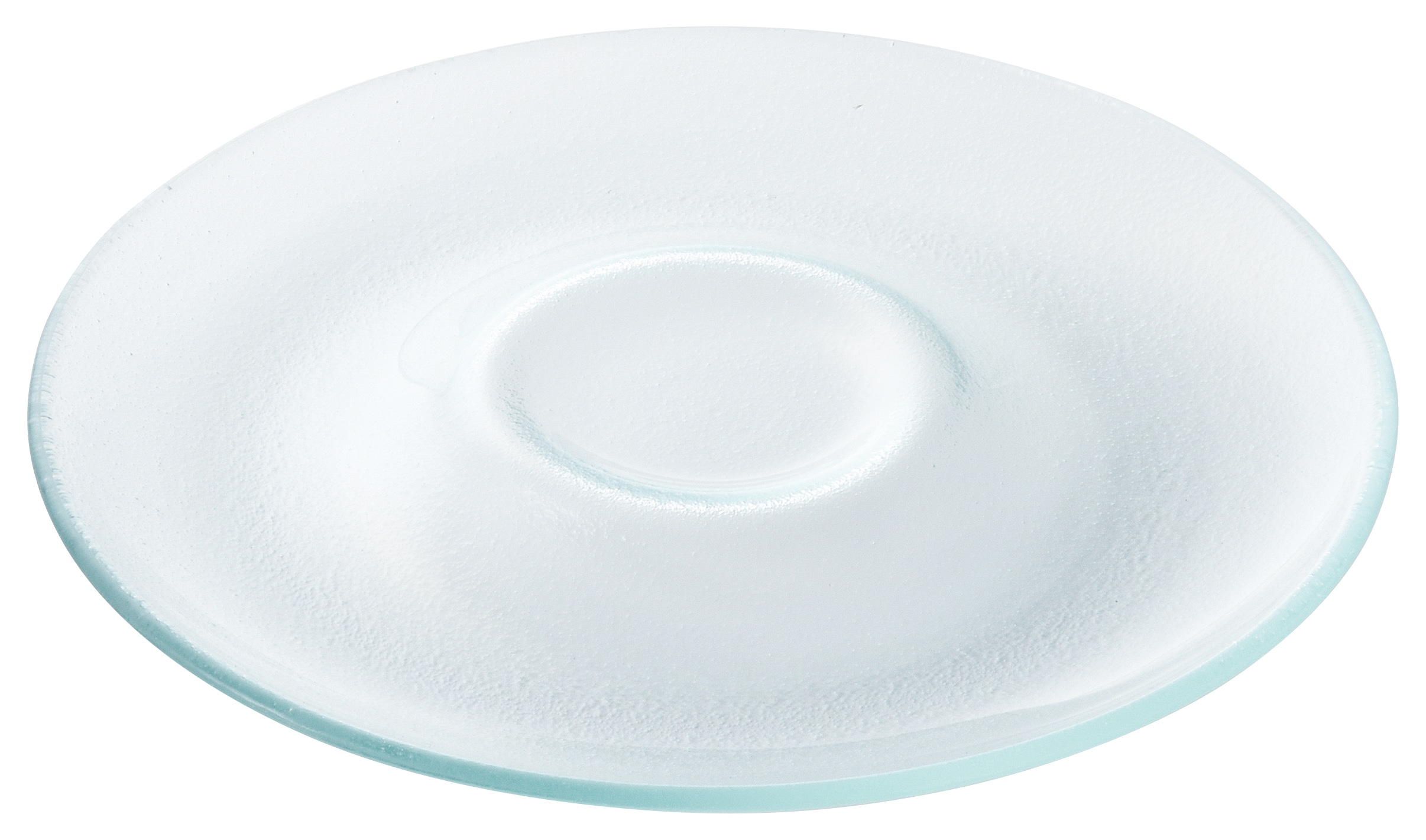 山万 クリア　23cmワイドカーブリムプレート 1個（ご注文単位1個）【直送品】