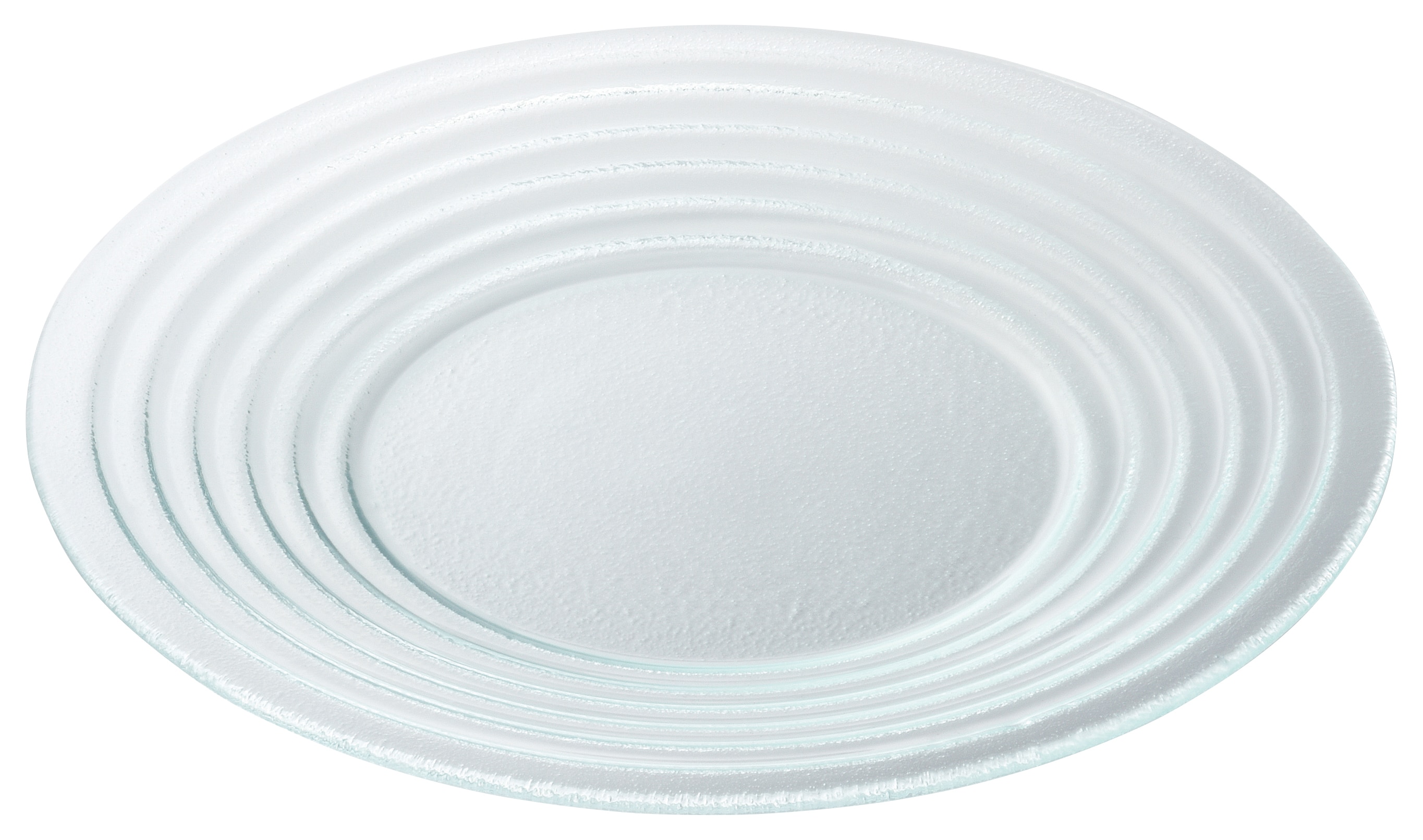 山万 クリア　26cmオービットリムプレート 1個（ご注文単位1個）【直送品】