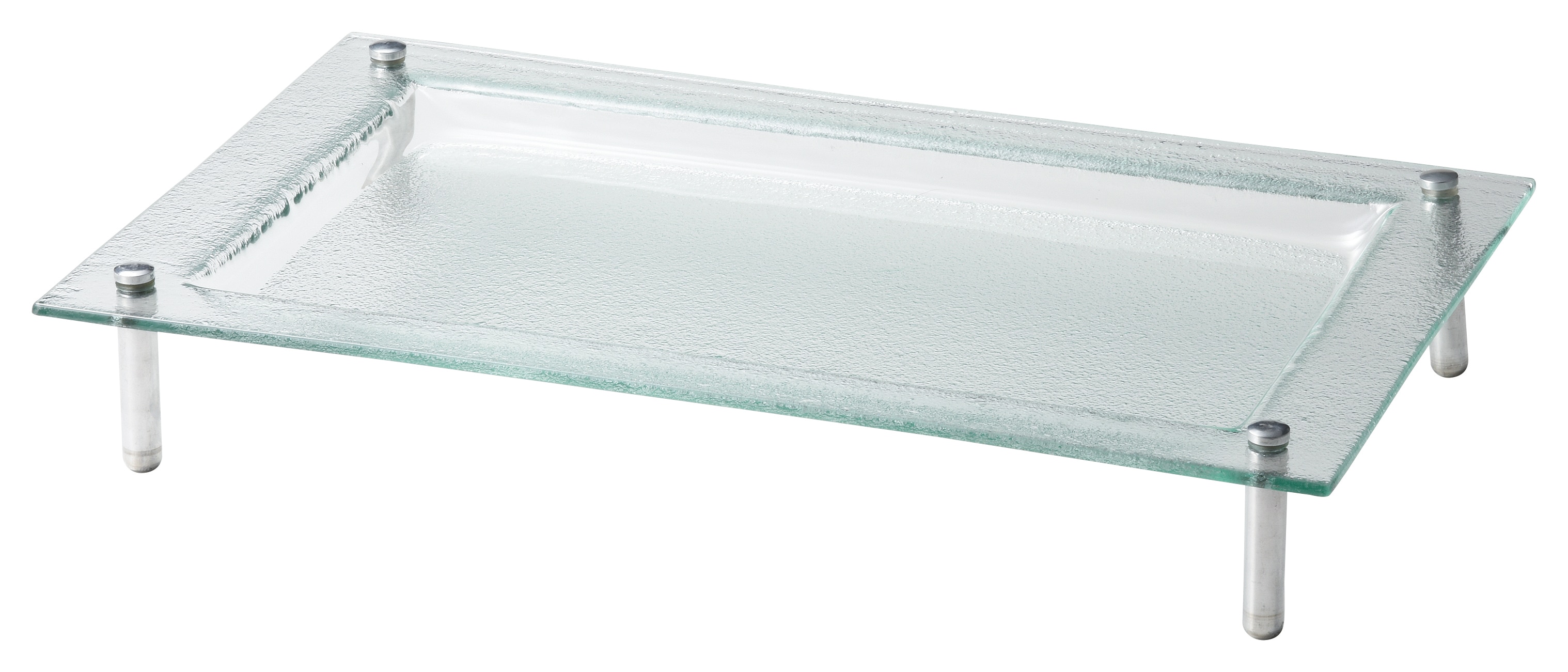 山万 クリア　53cmビュッフェプレート 1個（ご注文単位1個）【直送品】