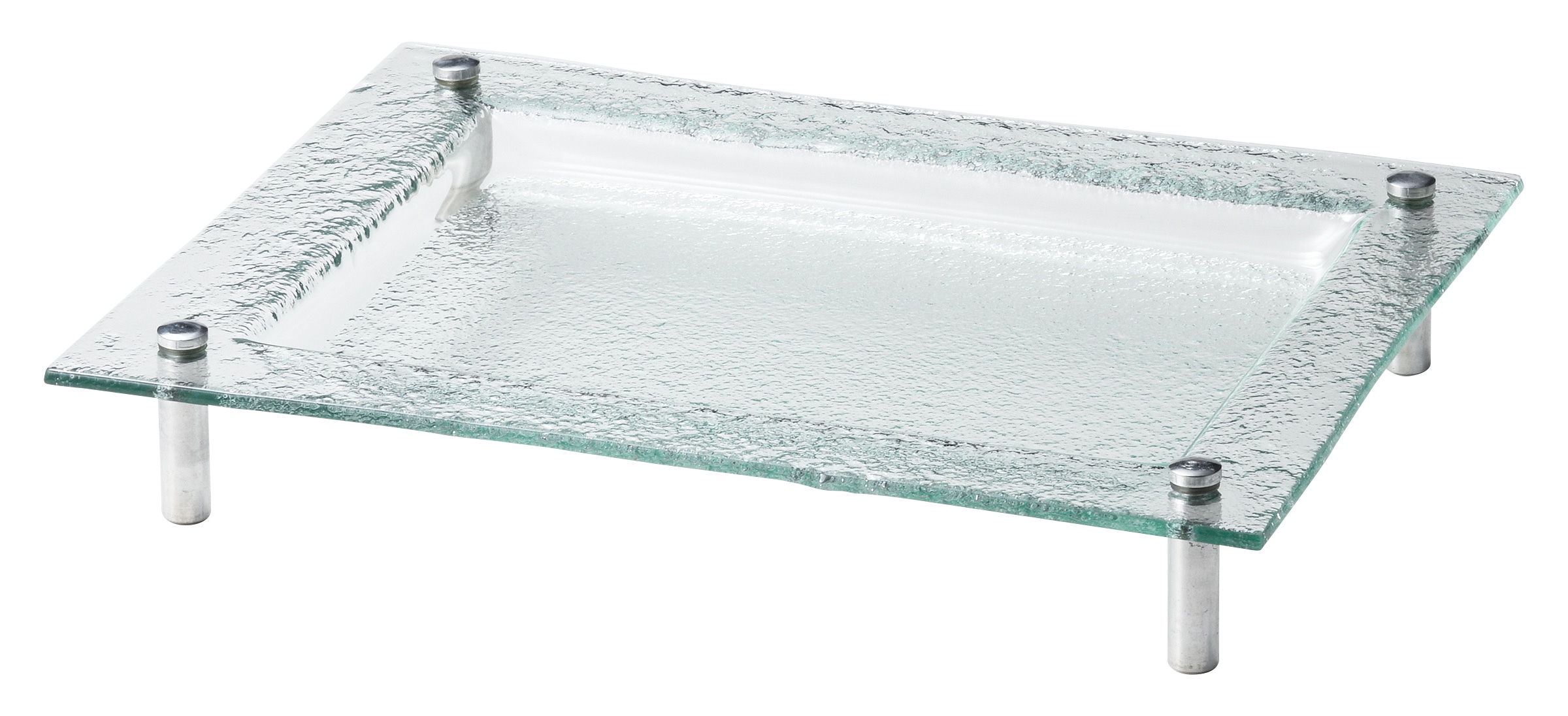 山万 クリア　40cmビュッフェプレート 1個（ご注文単位1個）【直送品】