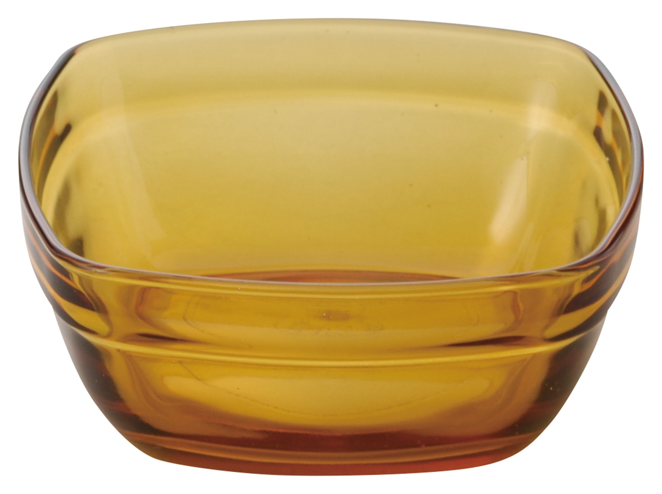 山万 アンバー　スクエアーボウル　大 1個（ご注文単位1個）【直送品】