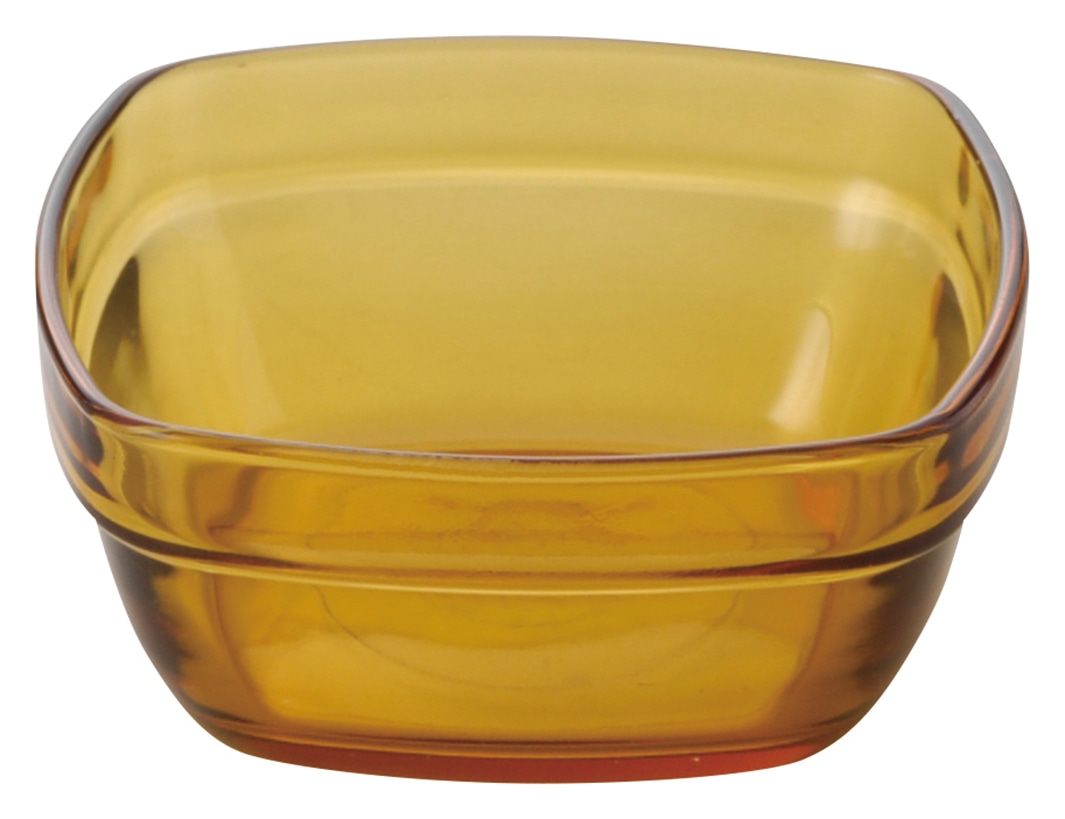 山万 アンバー　スクエアーボウル　小 1個（ご注文単位1個）【直送品】