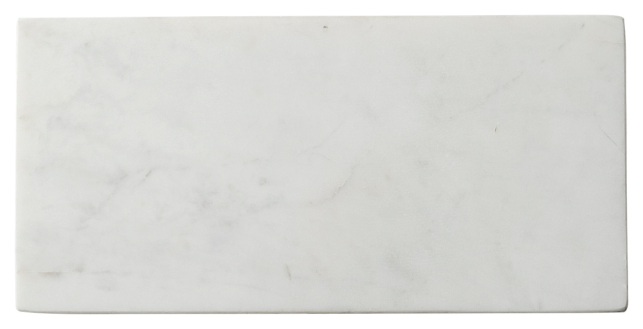 山万 ホワイトマーブル 26cm長角プレート 1個(ご注文単位1個)【直送品】