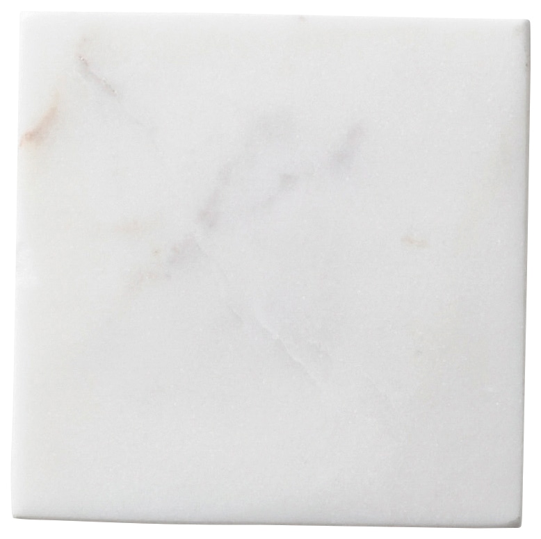 山万 ホワイトマーブル 10cmスクエアープレート 1個(ご注文単位1個)【直送品】