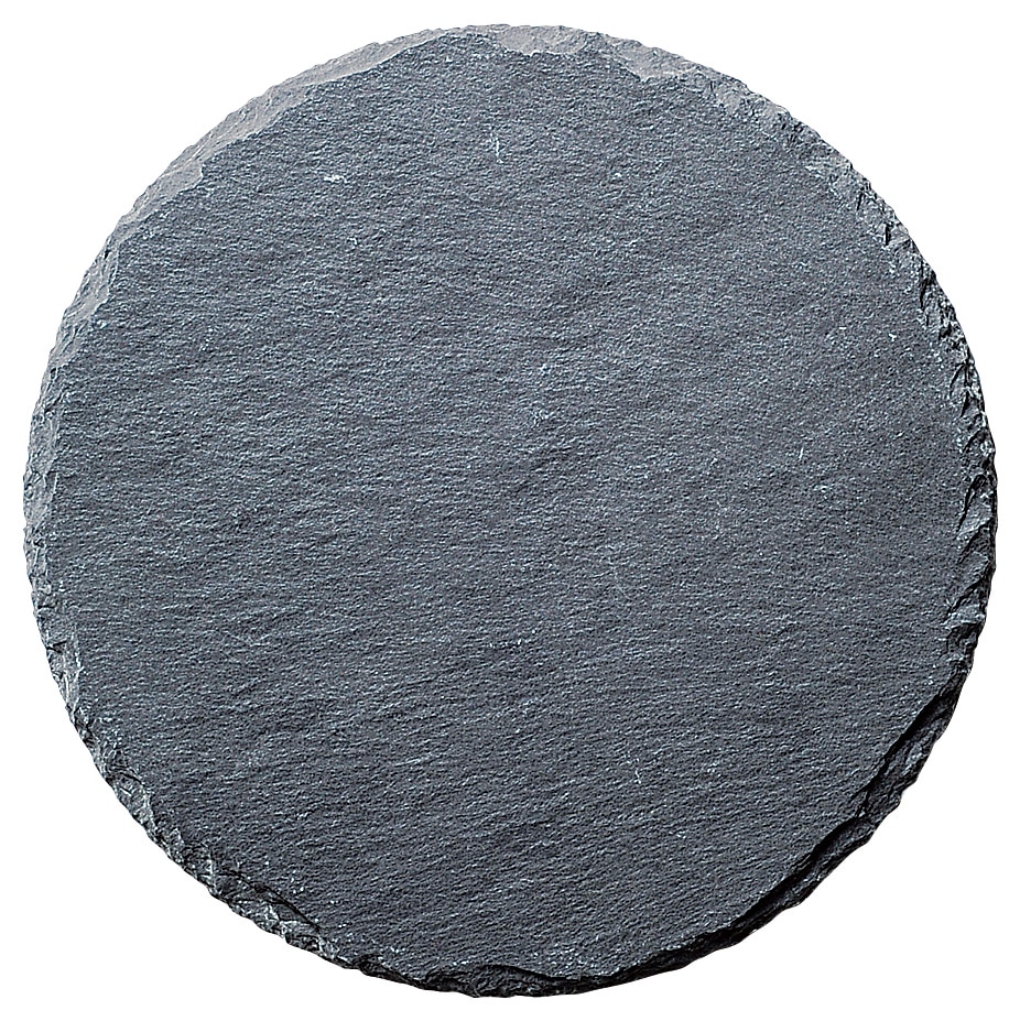 山万 14.5cmラウンドスレートプレート 1個（ご注文単位1個）【直送品】