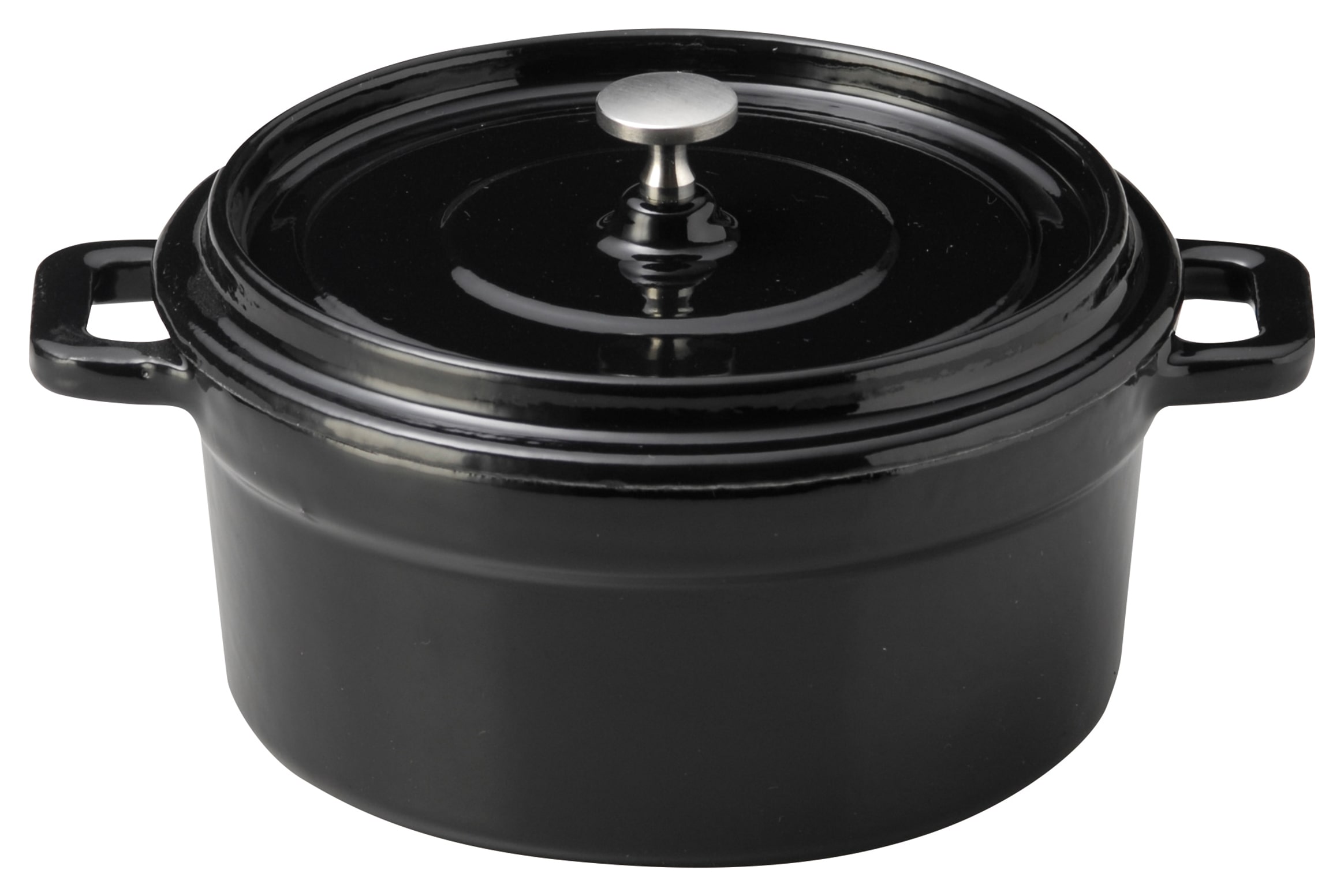 山万 18cmココット　ブラック 1個（ご注文単位1個）【直送品】