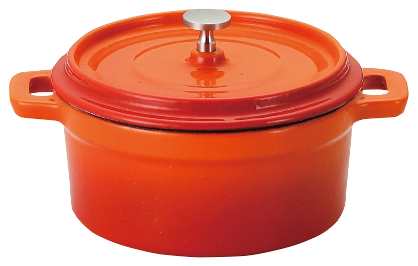 山万 16.5cmココット　ベイクオレンジ 1個（ご注文単位1個）【直送品】