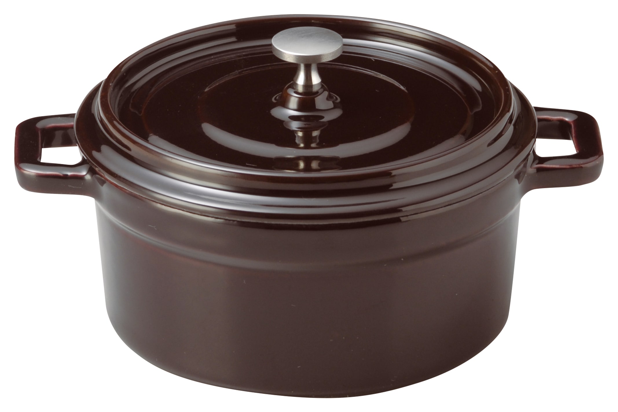 山万 16.5cmココット　ブラウン 1個（ご注文単位1個）【直送品】