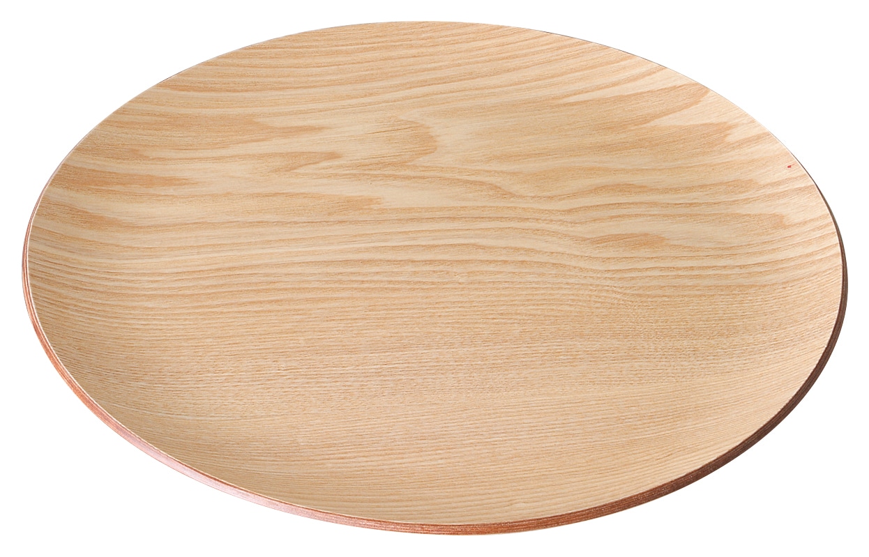 山万 ウィローウッド 41cm丸トレー 1個(ご注文単位1個)【直送品】