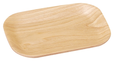 山万 ウィローウッド 17.5cm長角トレー 1個(ご注文単位1個)【直送品】