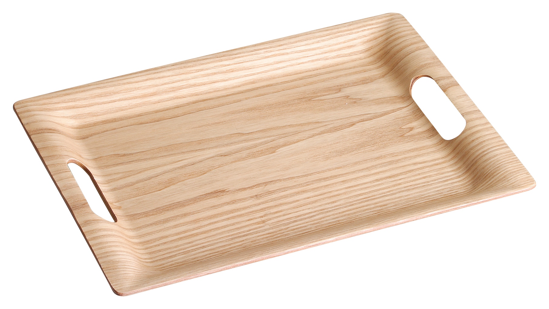 山万 ウィローウッド 45cm長角手付トレー 1個(ご注文単位1個)【直送品】