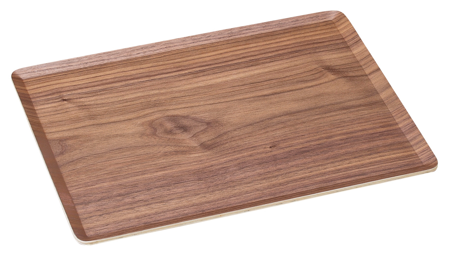 山万 ブラックウォールナット 36cmフラットトレー 1個(ご注文単位1個)【直送品】