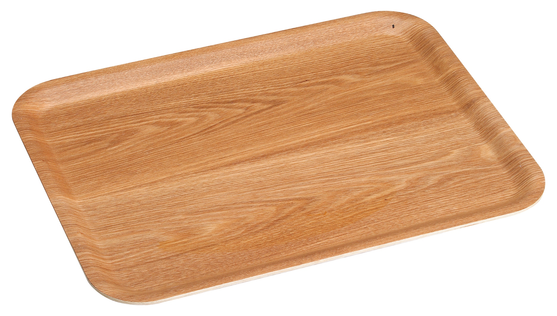 山万 ウィローウッド ノンスリップ 43cm長角トレー 1個(ご注文単位1個)【直送品】