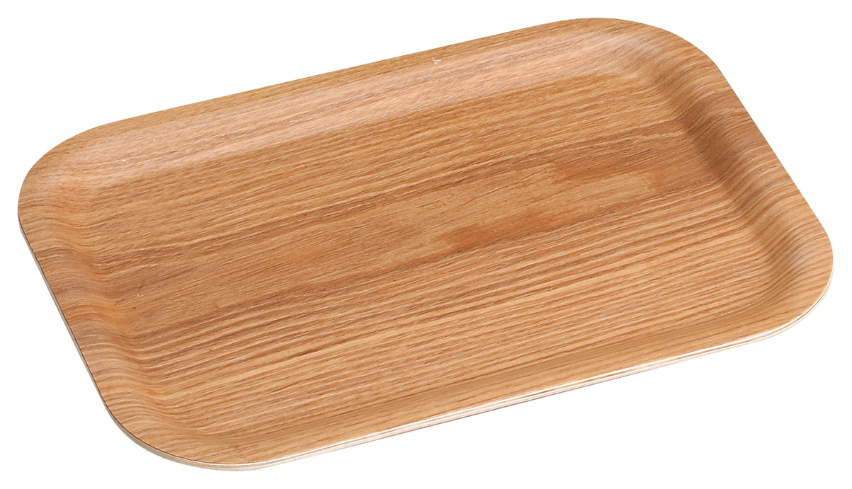 山万 ウィローウッド　ノンスリップ　28cm長角トレー 1個（ご注文単位1個）【直送品】