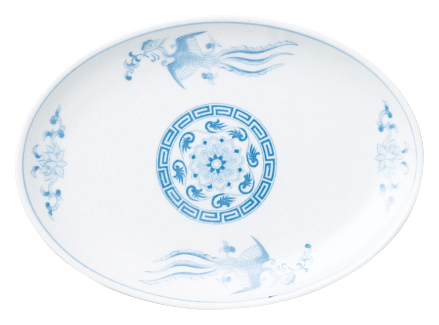 山万 鳳凰 9”プラター 1個(ご注文単位1個)【直送品】