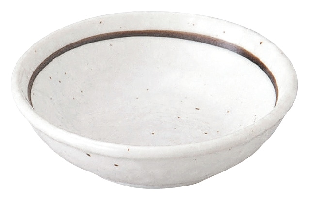 山万 粉引ライン 2.6薬味皿 1個(ご注文単位1個)【直送品】