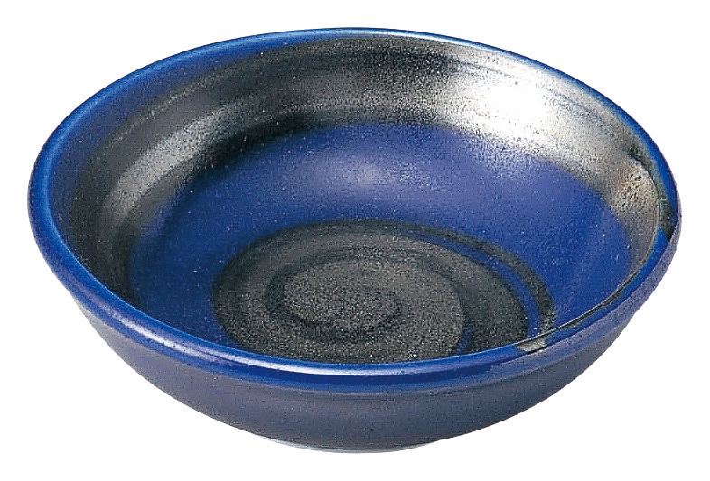 山万 銀彩ブルー 2.6薬味皿 1個(ご注文単位1個)【直送品】