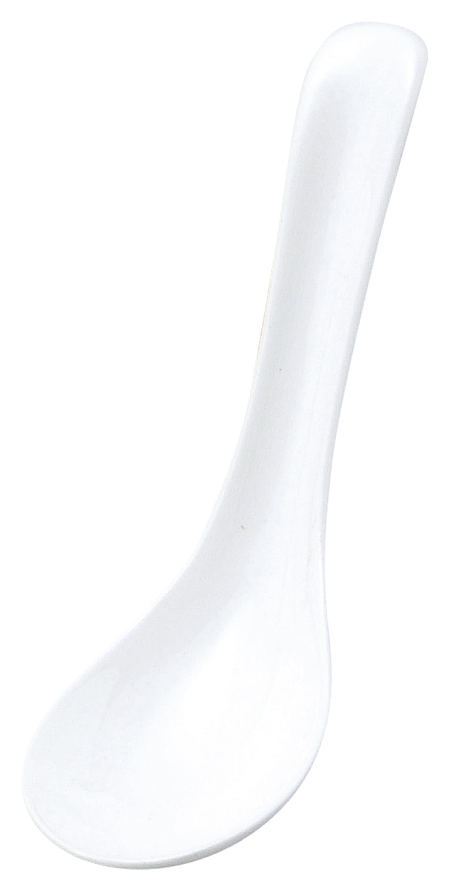 山万 白　スープスプーン　小 1個（ご注文単位1個）【直送品】