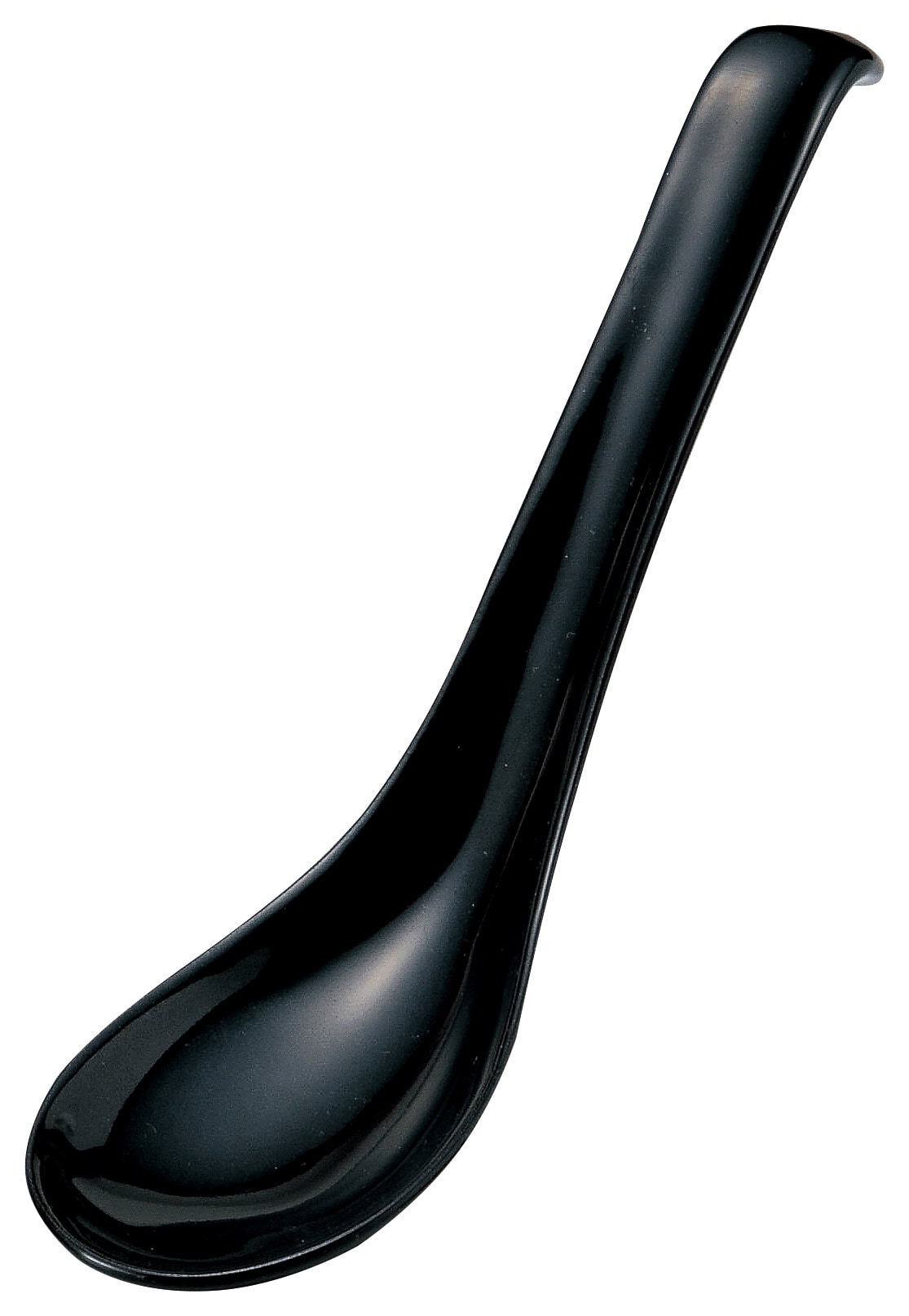 山万 黒 スープスプーン 大 1個(ご注文単位1個)【直送品】