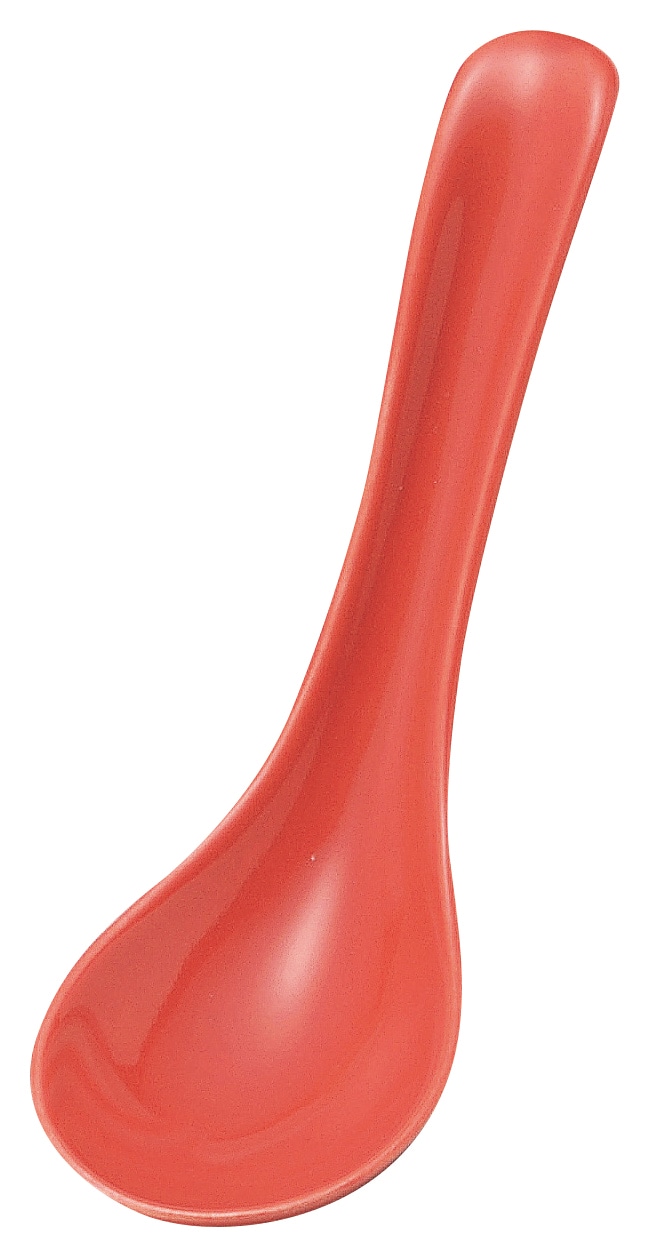 山万 赤 スープスプーン 小 1個(ご注文単位1個)【直送品】