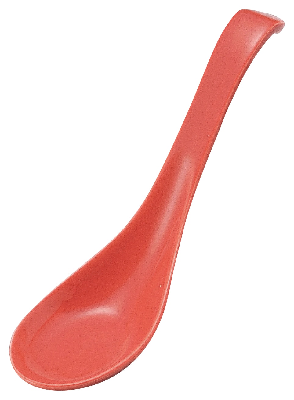 山万 赤　雑炊ロングスプーン 1個（ご注文単位1個）【直送品】