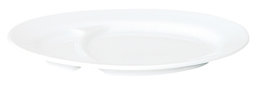 山万 白翔　9”仕切りプラター 1個（ご注文単位1個）【直送品】