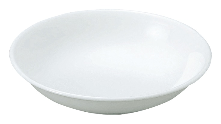 山万 白　強化フルーツ皿 1個（ご注文単位1個）【直送品】