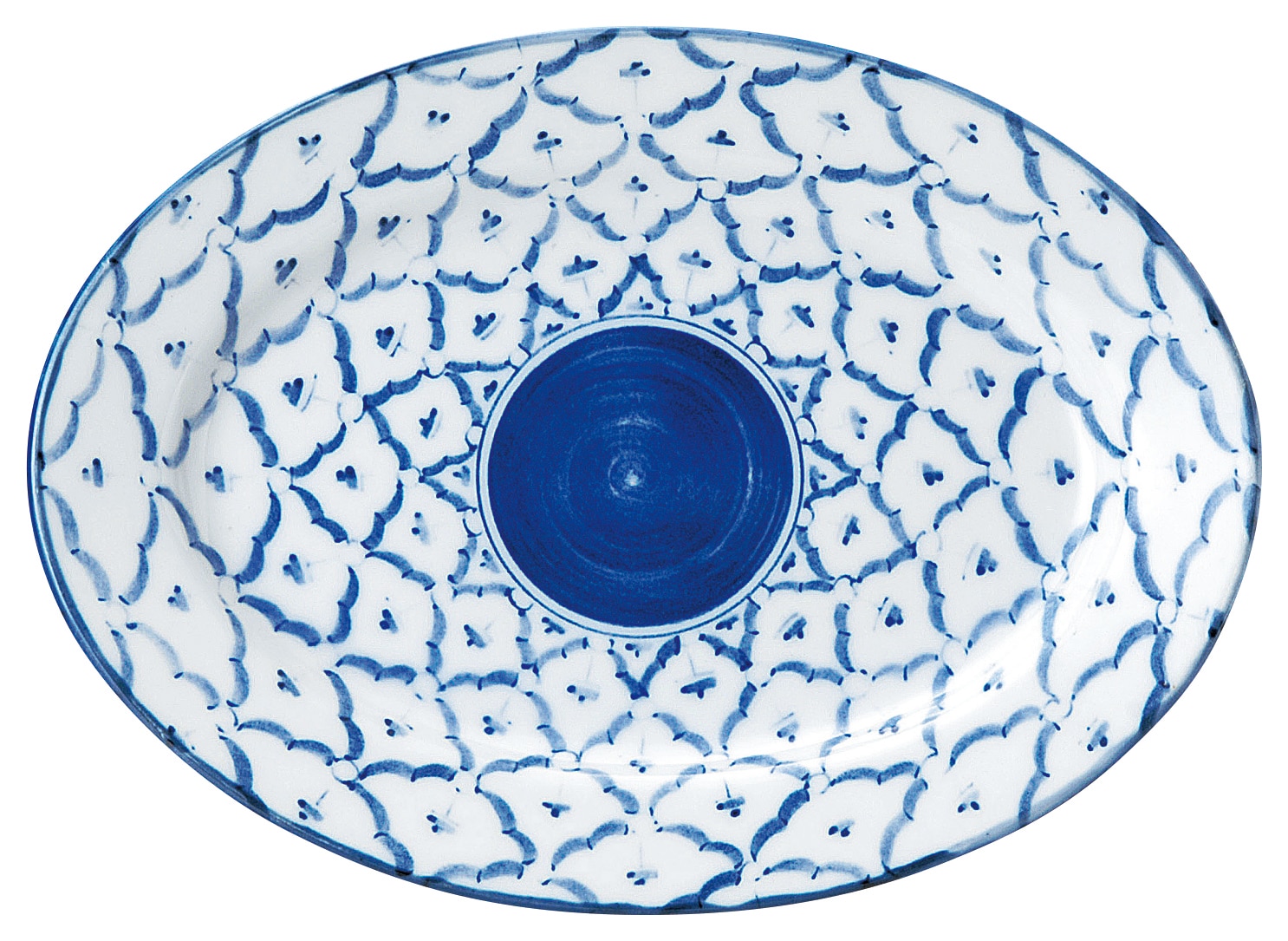 山万 チェンマイ 9”リムプラター 1個(ご注文単位1個)【直送品】