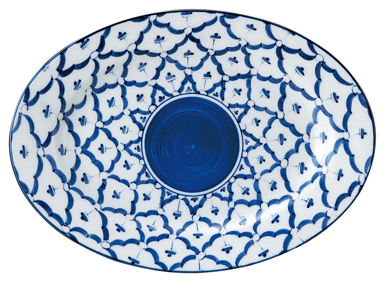 山万 チェンマイ 8”リムプラター 1個(ご注文単位1個)【直送品】