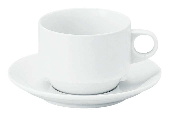 山万 アーバンホワイト　スタックカプチーノカップ ※カップ単品のみ1個（ご注文単位1個）【直送品】