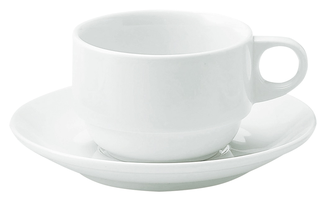 山万 アーバンホワイト　スタックコーヒーカップ ※カップ単品のみ 1個（ご注文単位1個）【直送品】