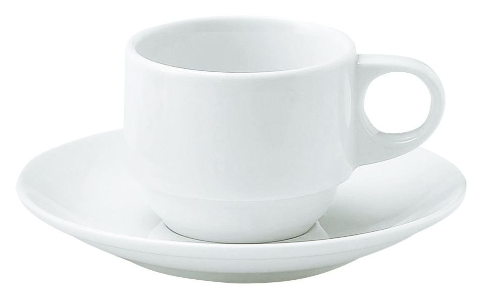 山万 アーバンホワイト　スタックエスプレッソカップ ※カップ単品のみ 1個（ご注文単位1個）【直送品】