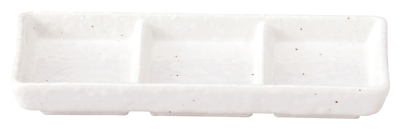 山万 新粉引　スタック3連皿 1個（ご注文単位1個）【直送品】