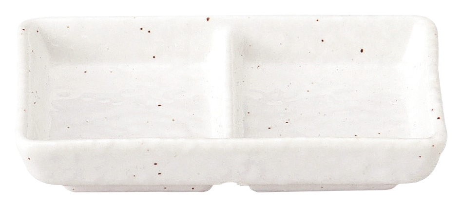 山万 新粉引　スタック2連皿 1個（ご注文単位1個）【直送品】