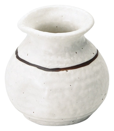 山万 粉引ライン　1合徳利 1個（ご注文単位1個）【直送品】