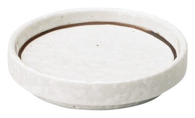 山万 粉引ライン　3.0薬味皿 1個（ご注文単位1個）【直送品】