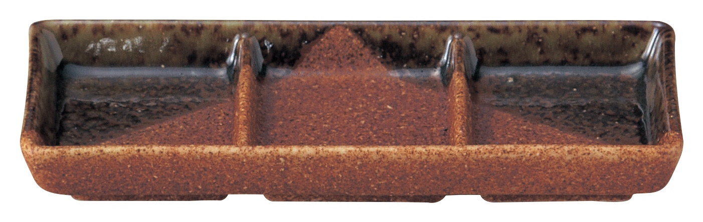 山万 美濃伊賀　スタック3連皿 1個（ご注文単位1個）【直送品】