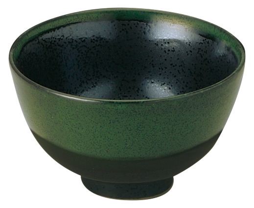 山万 グリーン志野 茶碗 1個(ご注文単位1個)【直送品】