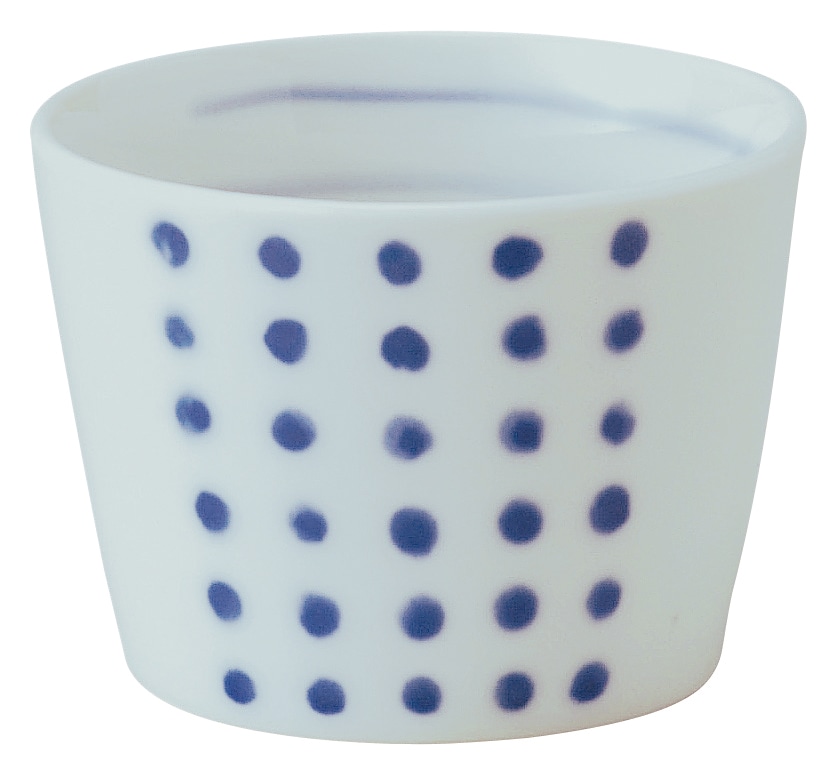 山万 豆しぼり　切立そば猪口 1個（ご注文単位1個）【直送品】