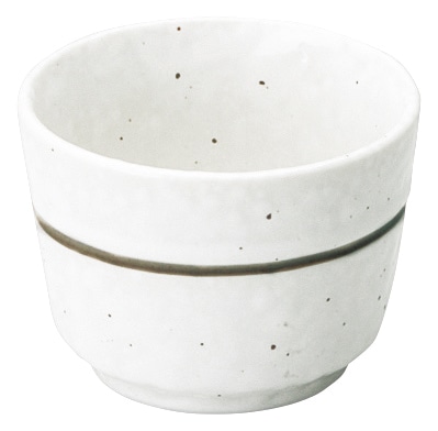 山万 粉引ライン　そば猪口 1個（ご注文単位1個）【直送品】