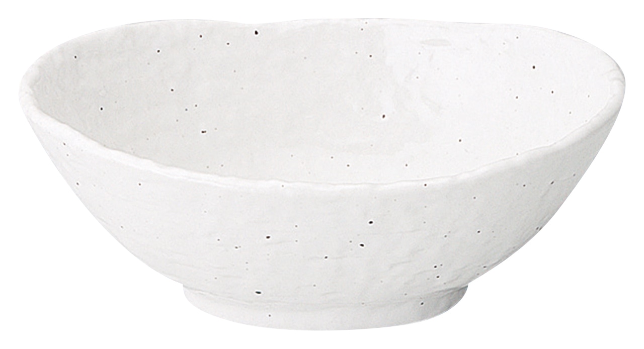 山万 新粉引　石目楕円鉢　大 1個（ご注文単位1個）【直送品】