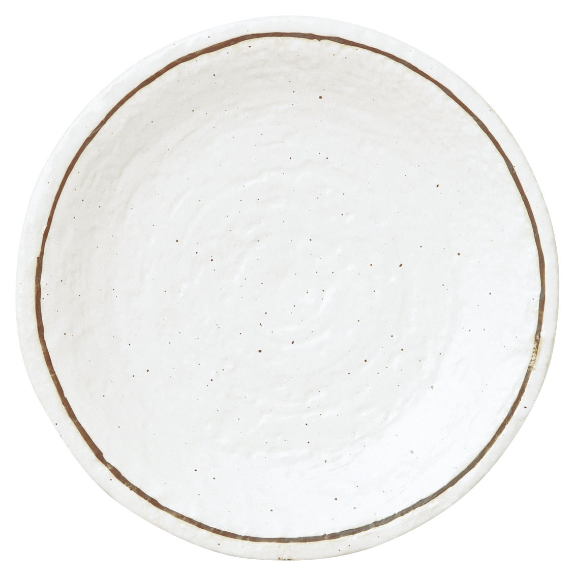 山万 粉引ライン　石目5.0皿 1個（ご注文単位1個）【直送品】