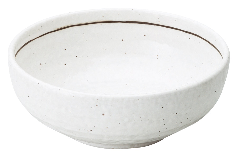 山万 粉引ライン　石目6.5ボウル 1個（ご注文単位1個）【直送品】